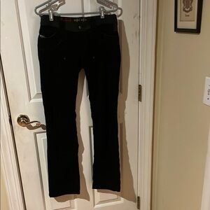 Diesel Black Corduroy Pants women’s size 28